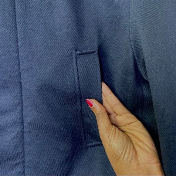 ZARA MAN WINTER COAT IN DARK NAVY BLUE MEN  SEZE XL - Picture 12 of 16